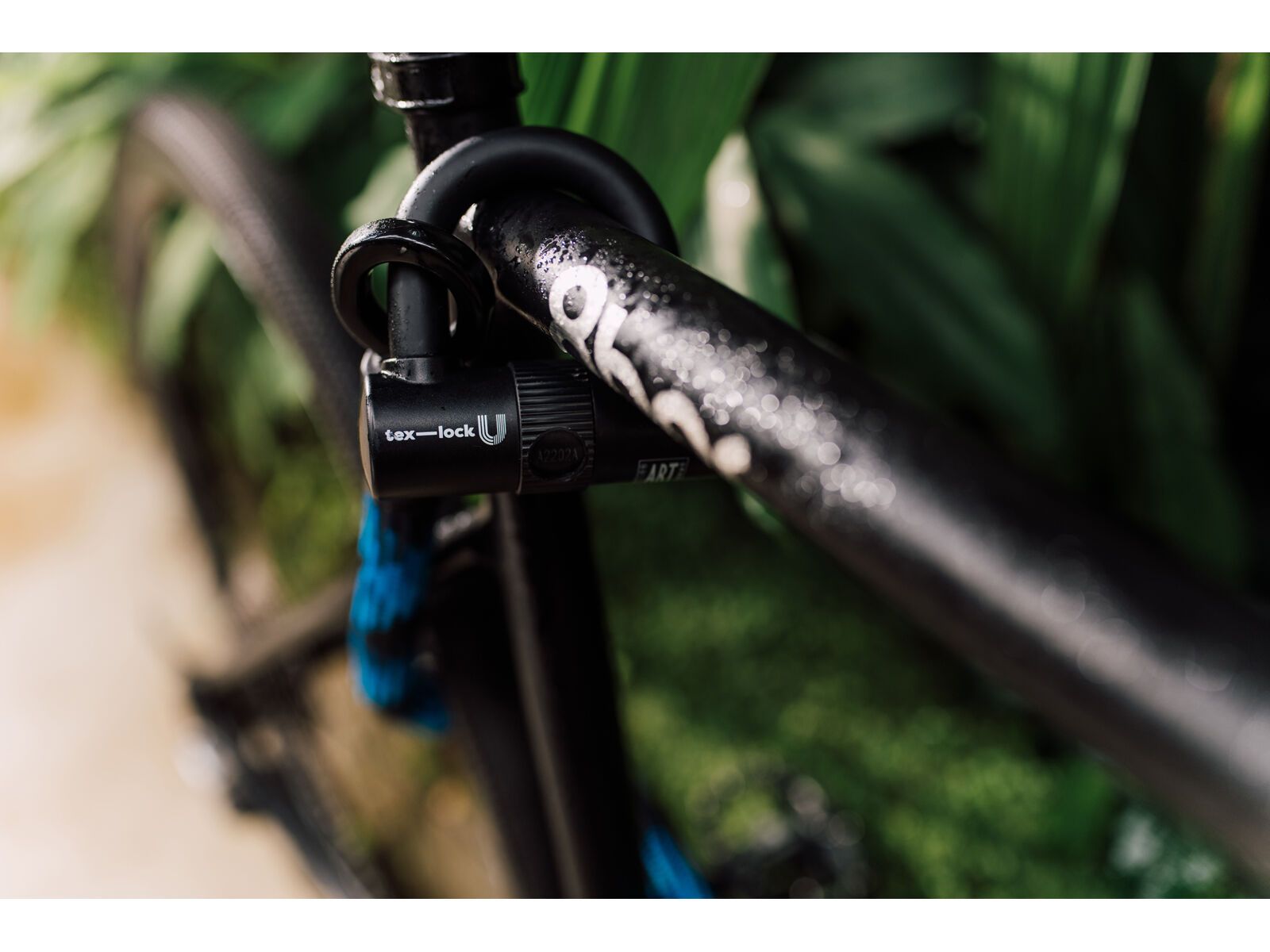 Tex-Lock Eyelet M 120 cm + U-Lock, morpho blue - Bild 5