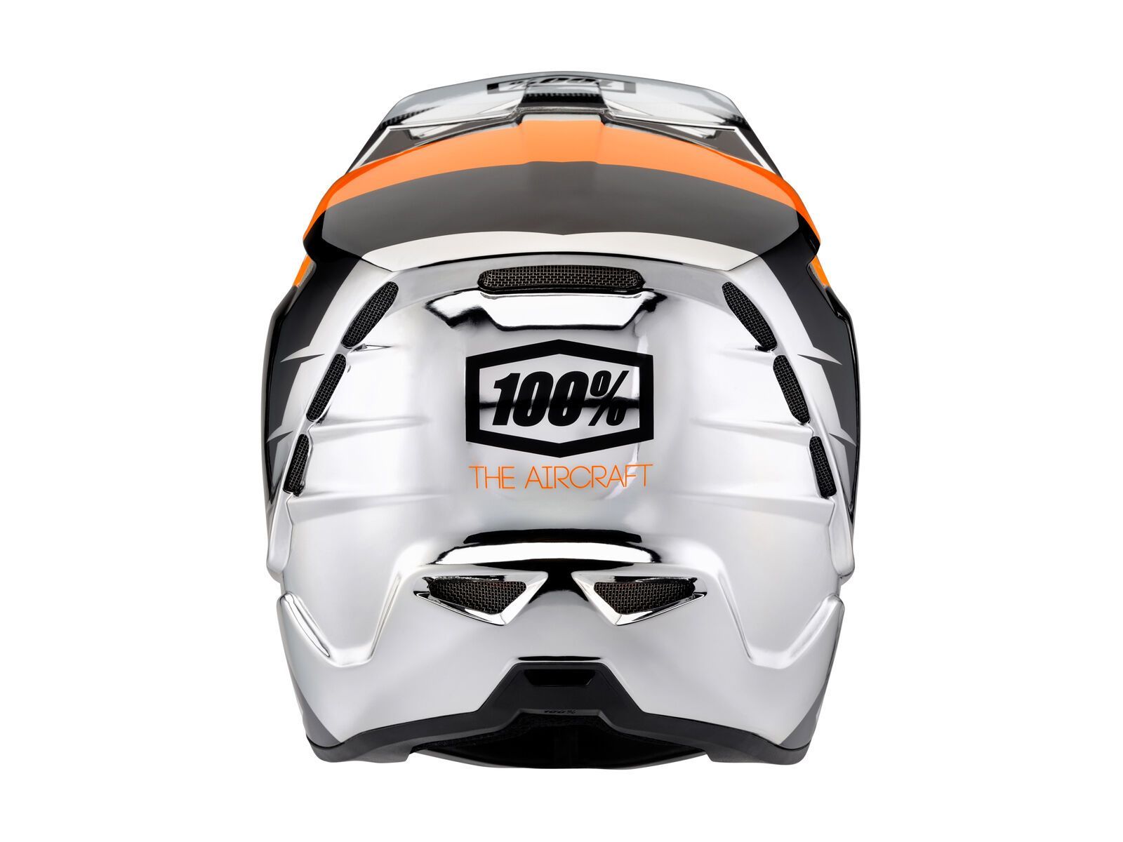 100% Aircraft DH Helmet Chrome Edition, R8 Chrome orange - Bild 2