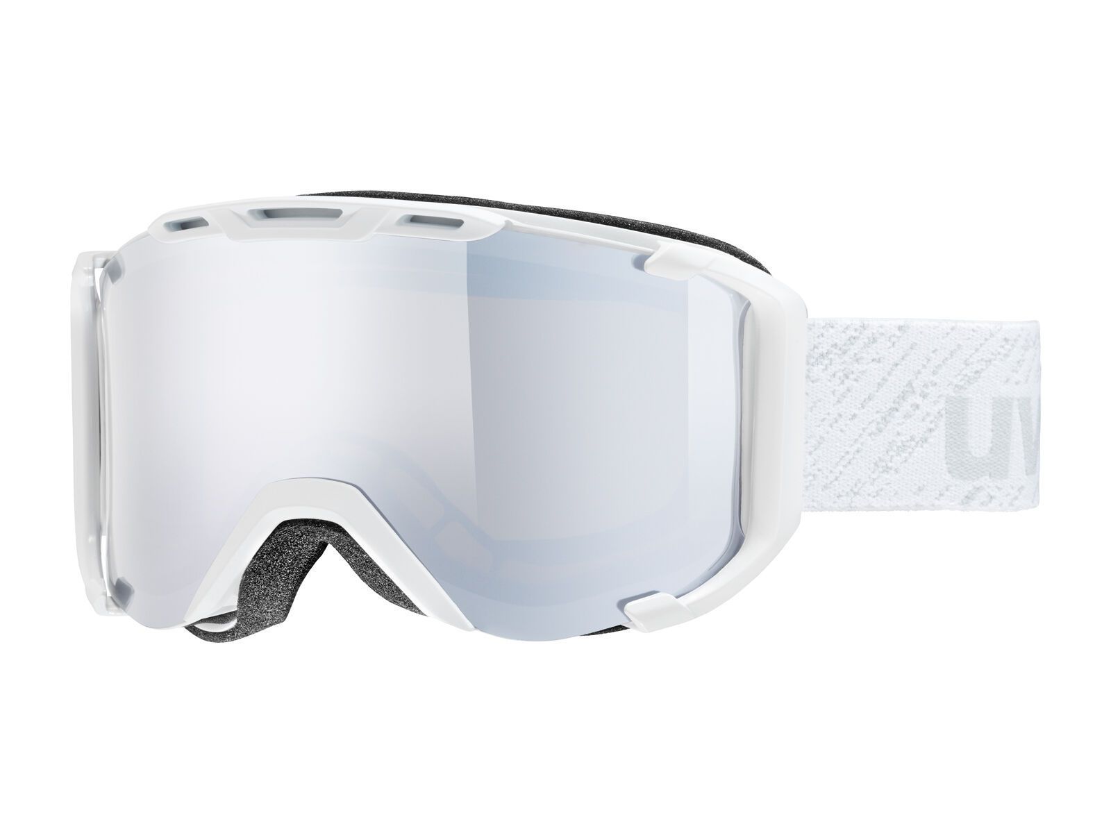 uvex snowstrike FM, white mat/Lens: mirror silver - Bild 1