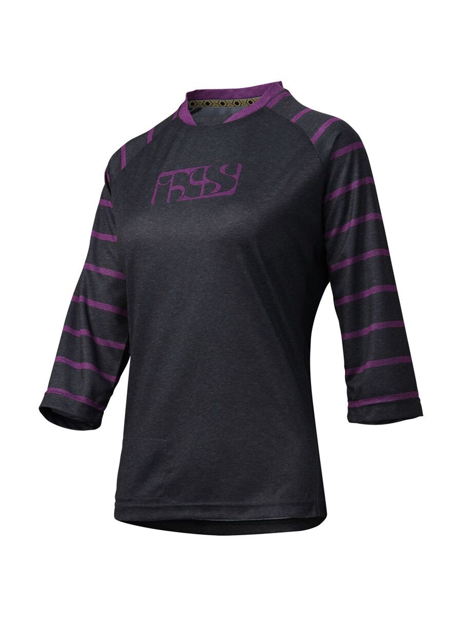 IXS Vibe 6.2 Women BC 3/4 Jersey, graphite-purple - Bild 1
