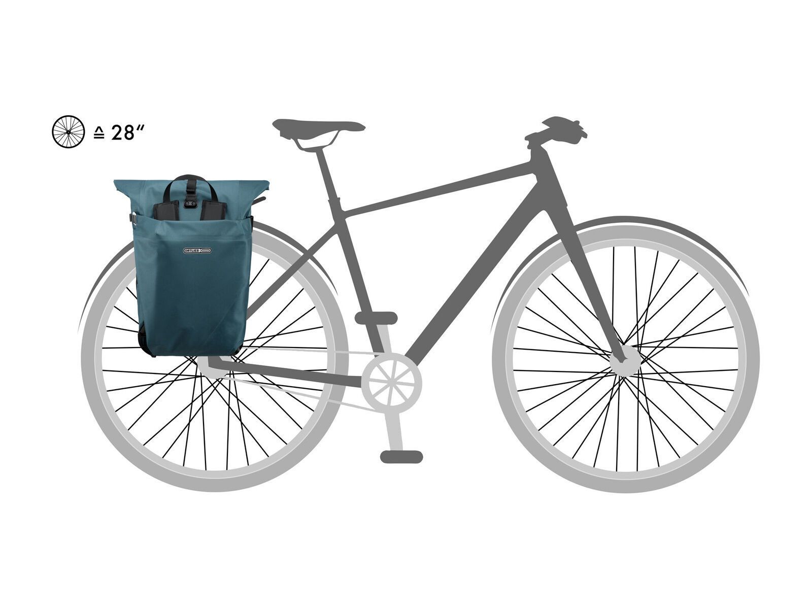 ORTLIEB Vario 26 L, petrol - Bild 13