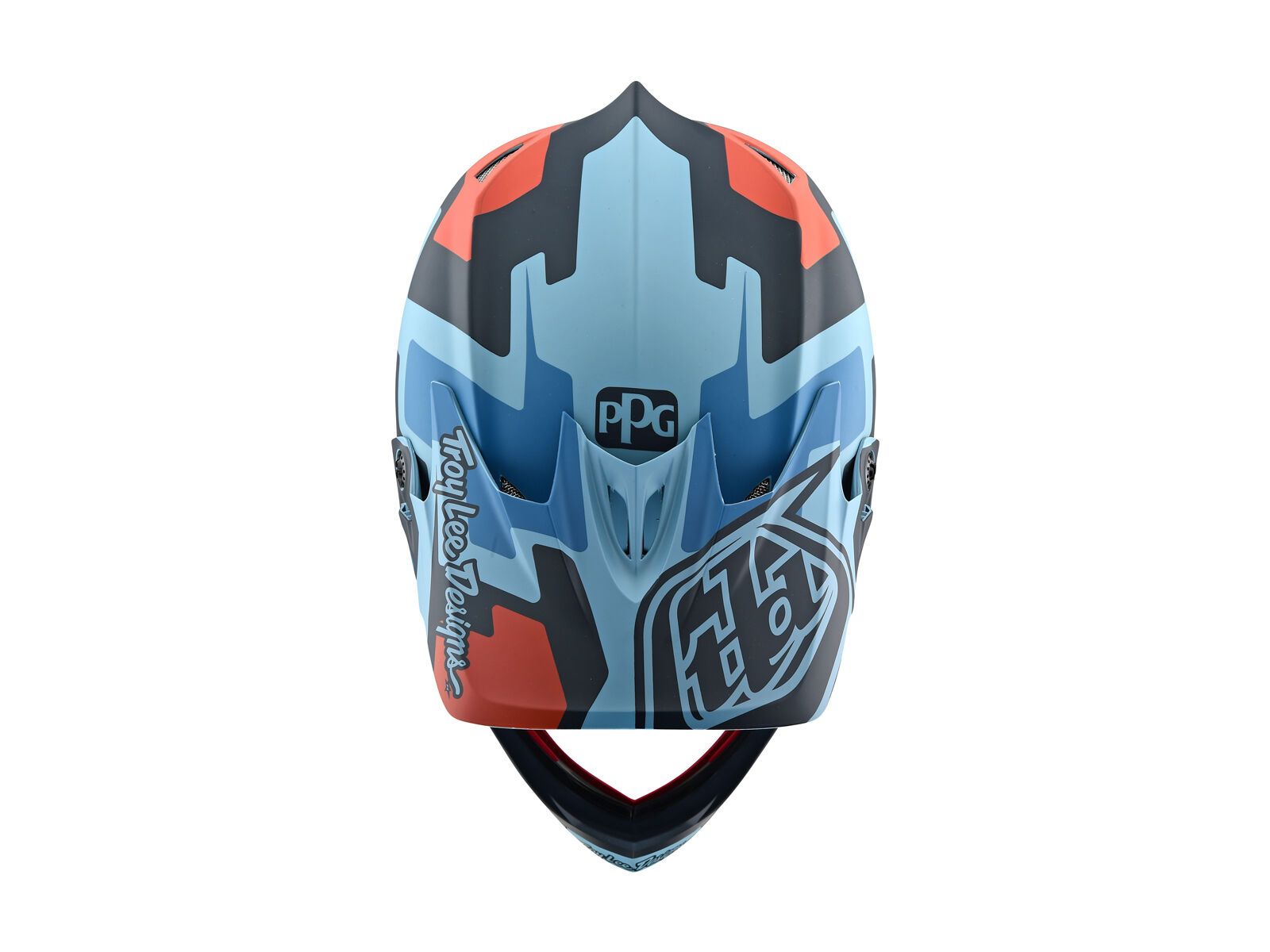 TroyLee Designs D3 Fiberlite Speedcode Helmet, blue/black - Bild 3
