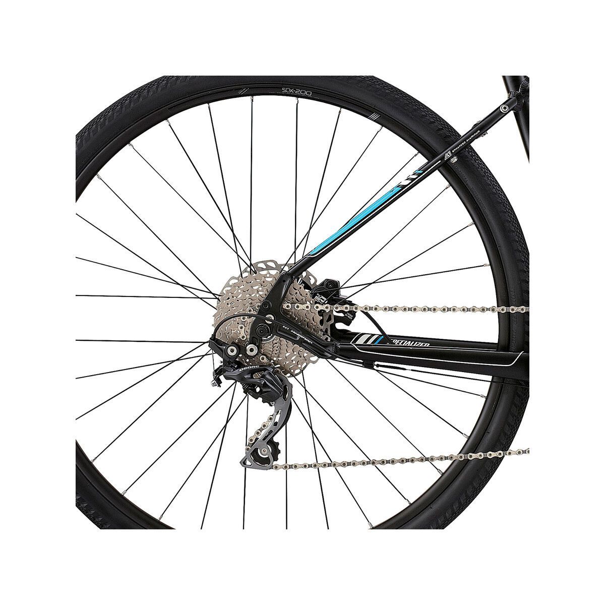 Specialized Ariel Elite Disc, black/cyan/white - Bild 4