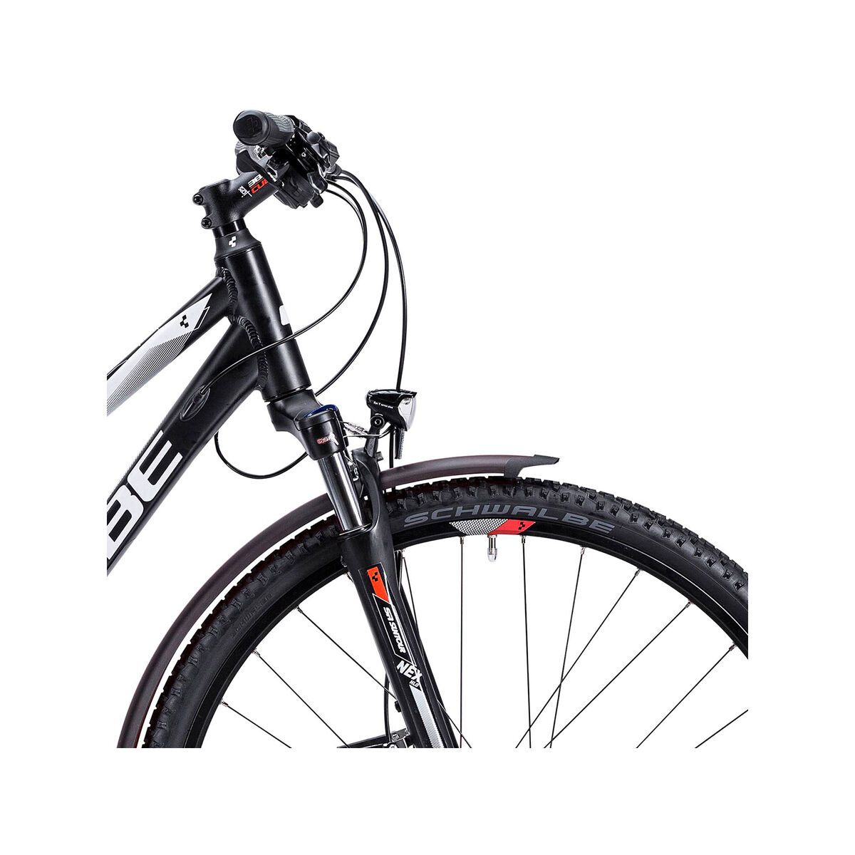 Cube Nature Allroad Trapeze, black white red - Bild 5