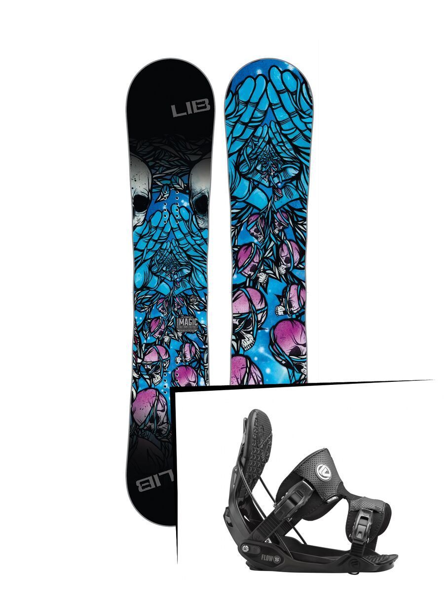 Set: Lib Tech Banana Magic 2017 + Flow Five (1513175S) - Bild 1