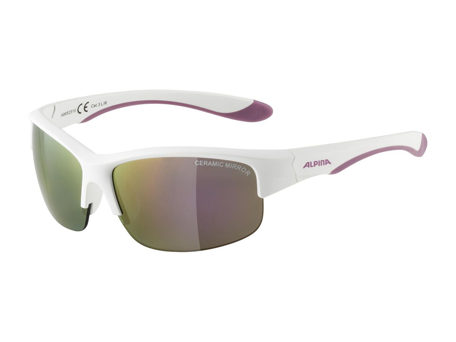 Alpina Flexxy Youth HR, Ceramic Pink Mir / white purple matt - Bild 1