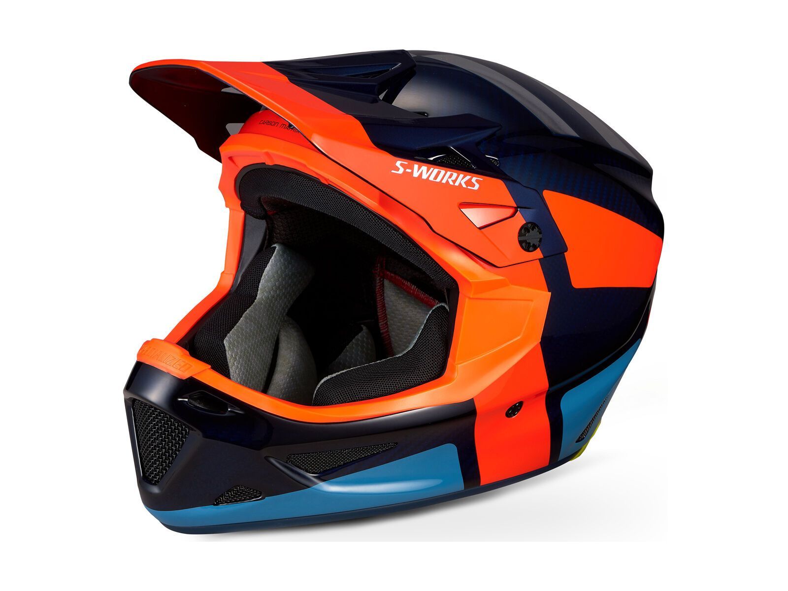 Specialized S-Works Dissident ANGi MIPS, carbon blue/rocket red - Bild 1