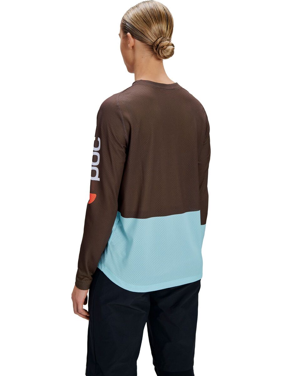 POC W's Motion Air Long Sleeve MTB Jersey, bronzite brown/lazurite blue - Bild 4