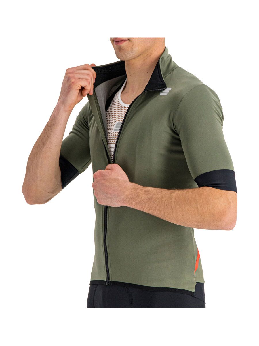 Sportful Fiandre Light No Rain Jacket Short Sleeve, beetle - Bild 4