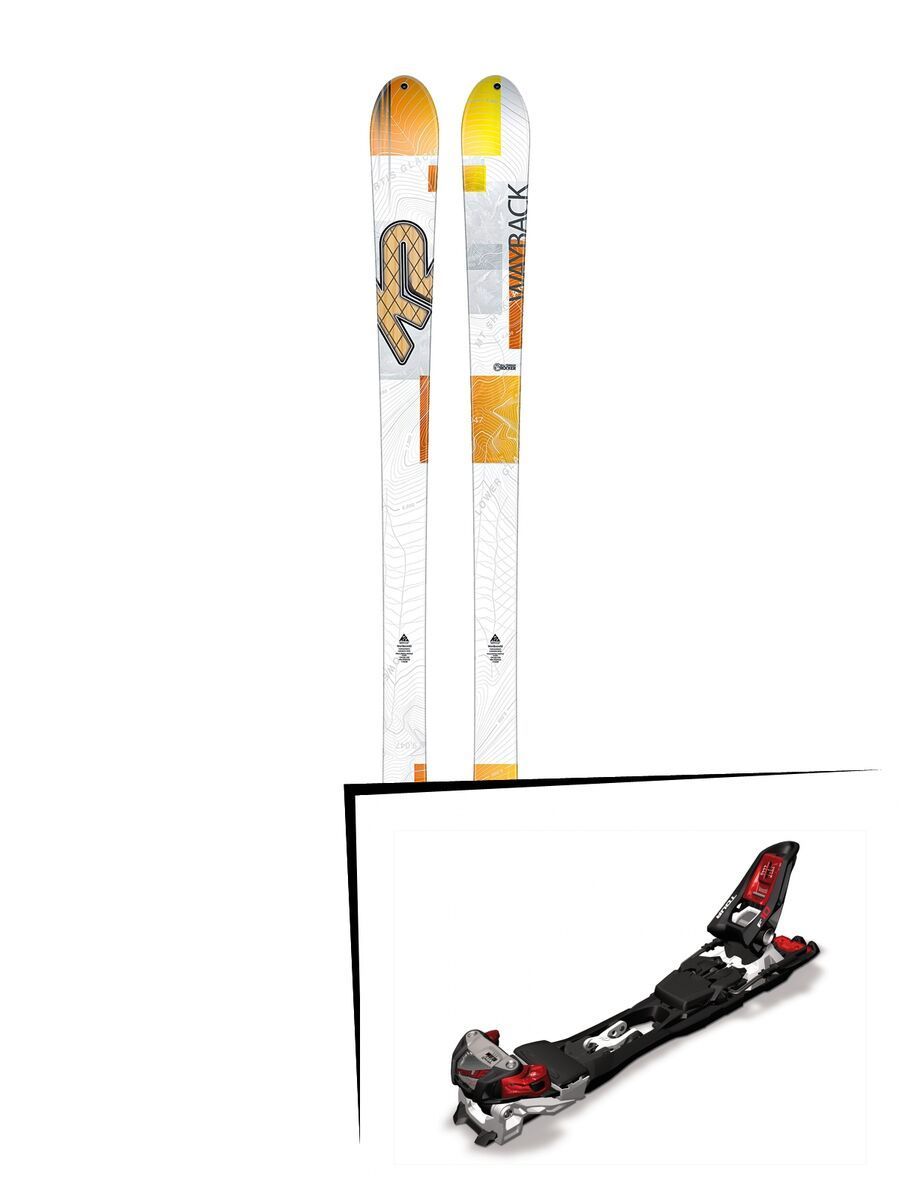 K2 SKI Set: Wayback 82 2016 + Marker F10 Tour - Bild 1