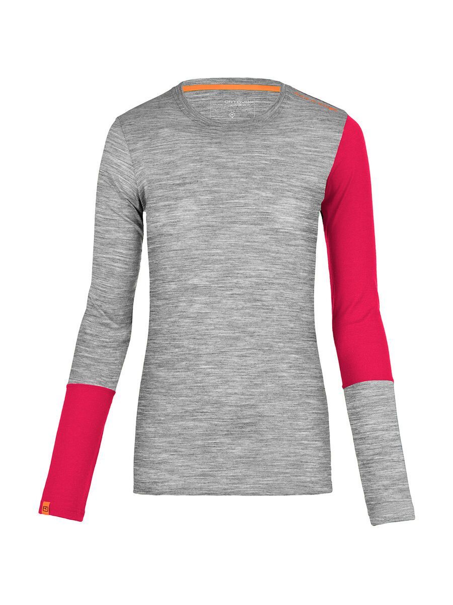 Ortovox Merino 185 Rock 'N' Wool Long Sleeve, grey blend - Bild 1