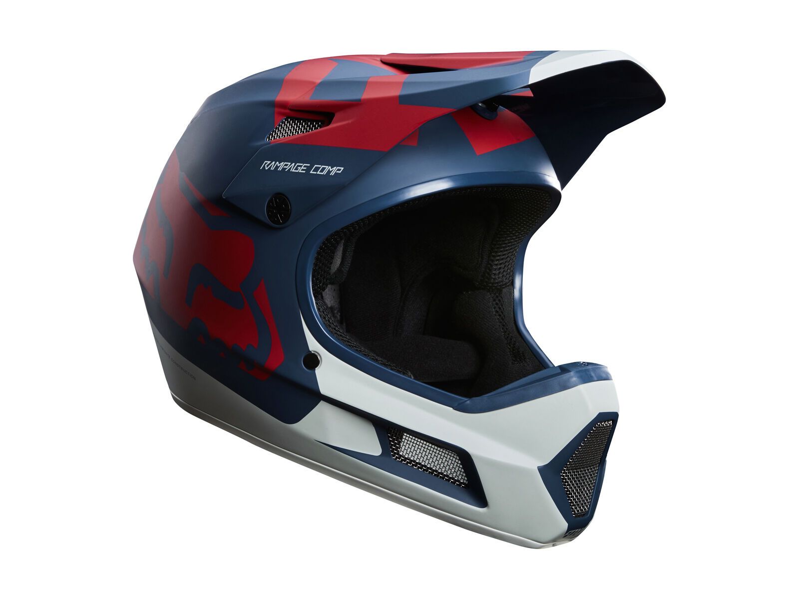 Fox Rampage Comp Helmet, blue/red - Bild 2