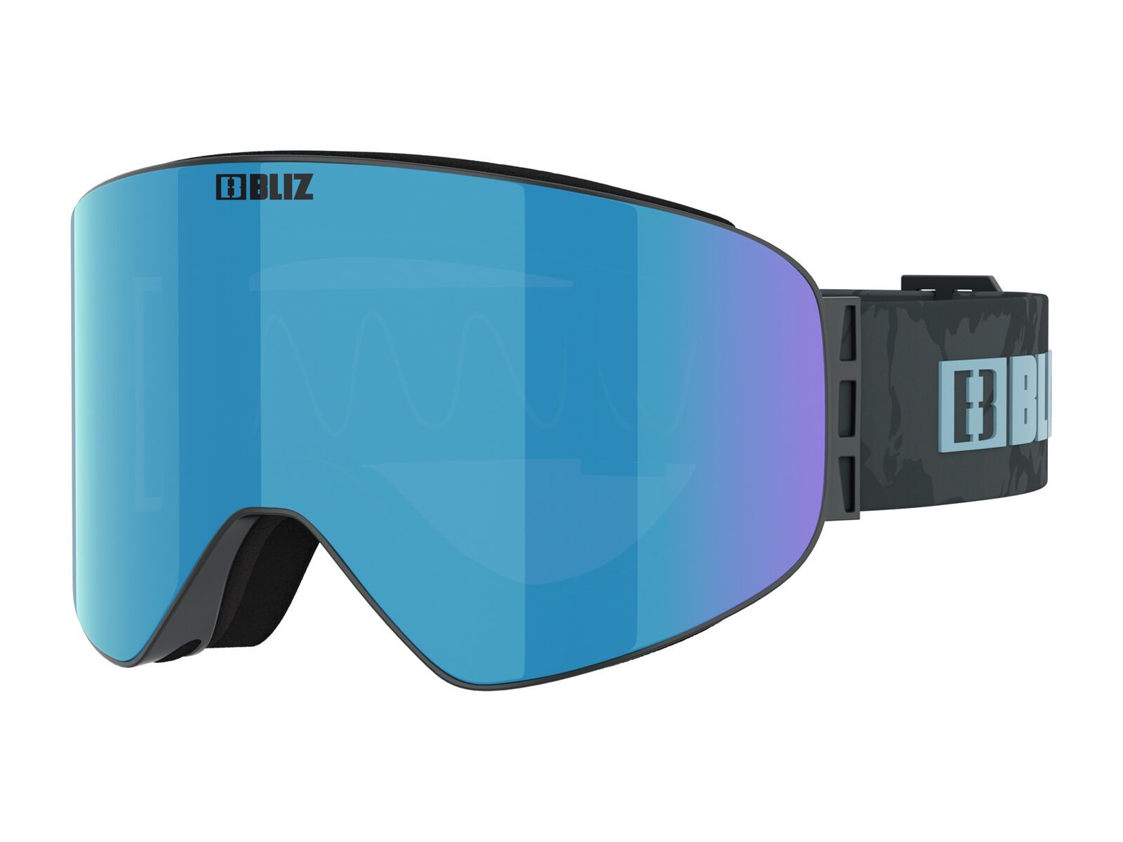Bliz Flow, Smoke Ice Blue / matte grey - Bild 1