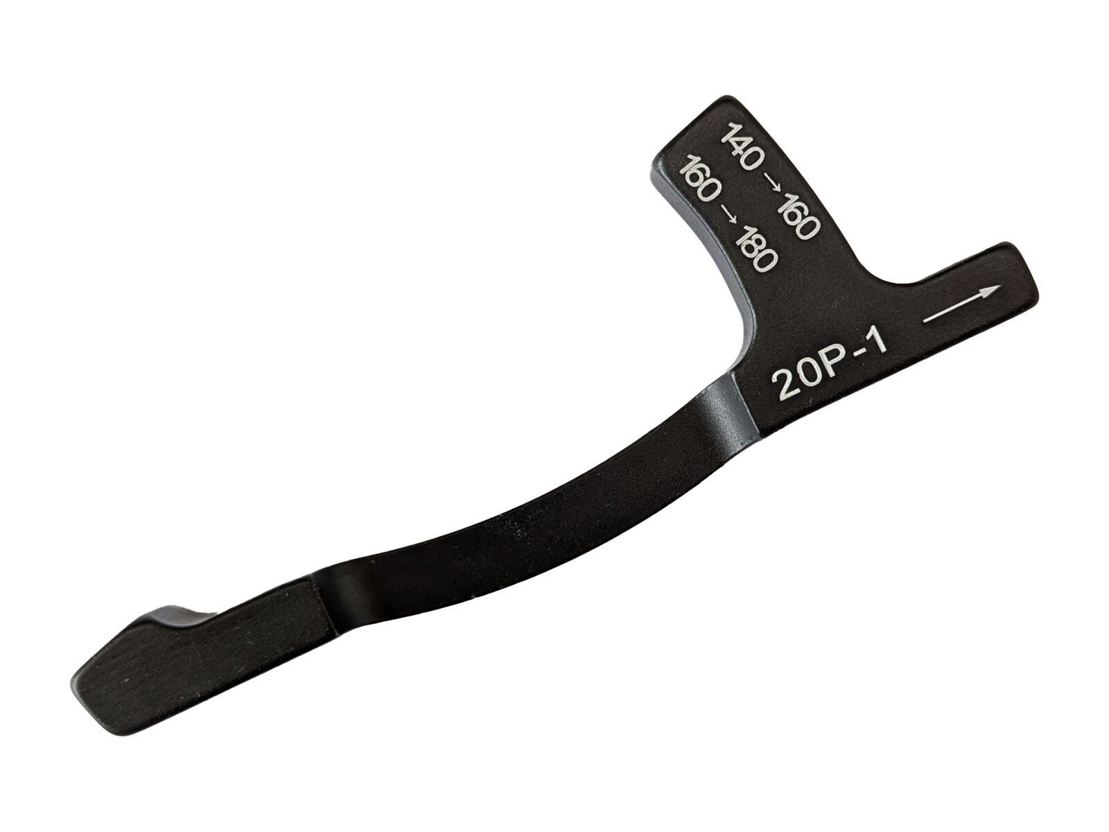 SRAM Scheibenbremsadapter 20P-1 vorne / 180 mm | hinten / 160 mm - Bild 1