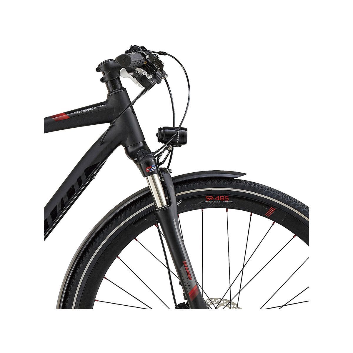 Specialized Crossover Expert Disc, Satin/Gloss Black/Red - Bild 5