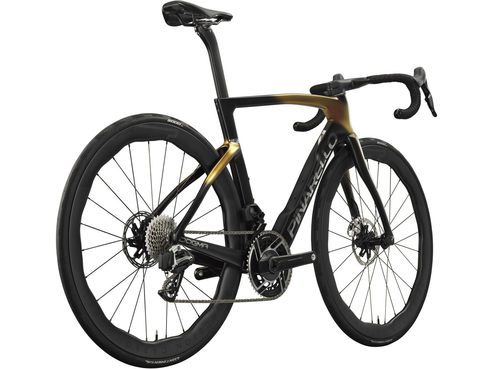 Pinarello Dogma F Red AXS 2x12 / Princeton Peak 4550, luxter red gold - Bild 2