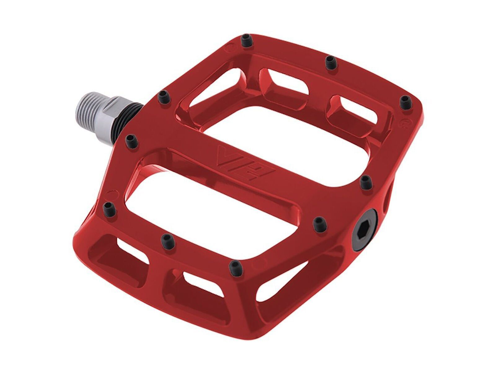 DMR V12 Flat Pedal, red - Bild 1