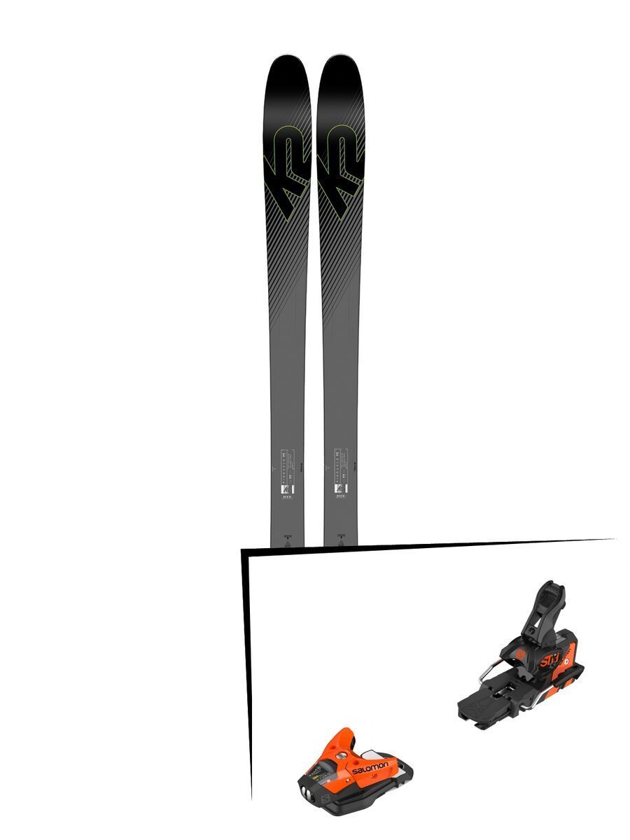 Set: K2 SKI Pinnacle 95Ti 2019 + Salomon STH2 WTR 13 orange/black - Bild 1