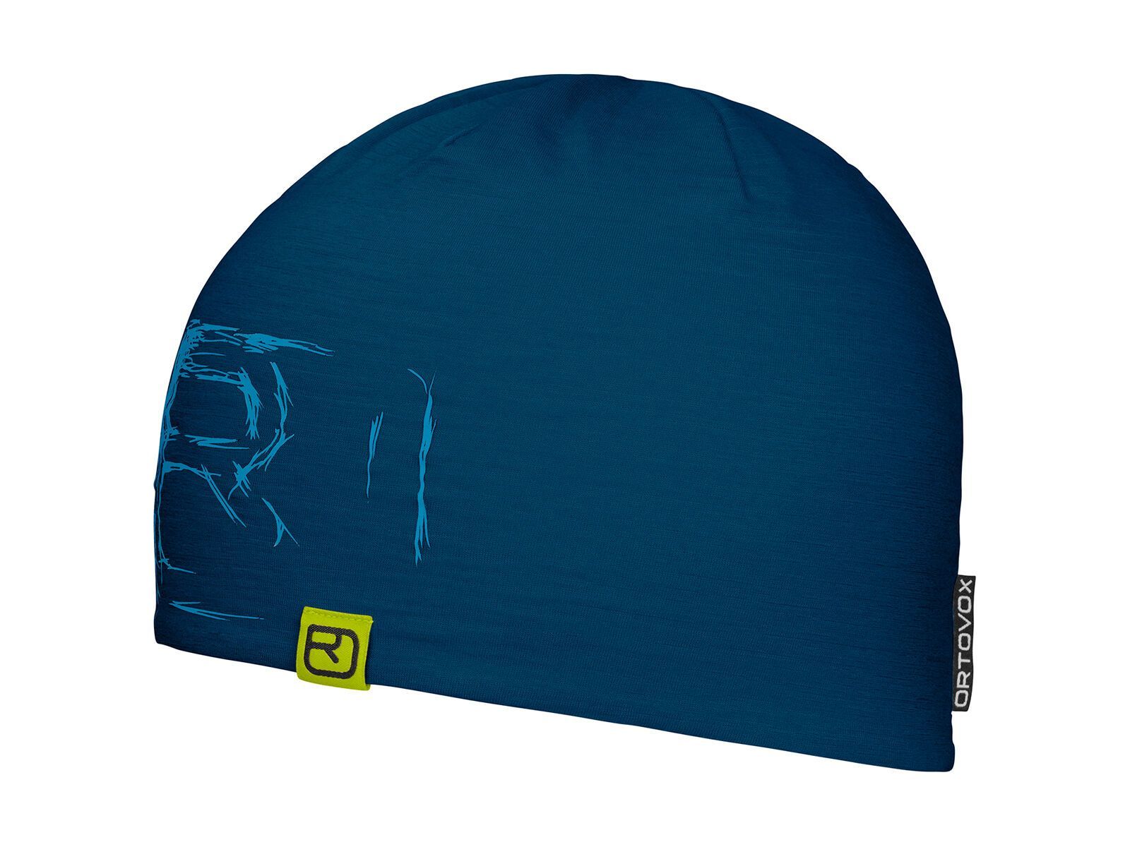 Ortovox 120 Merino Tec Logo Beanie, petrol blue - Bild 1