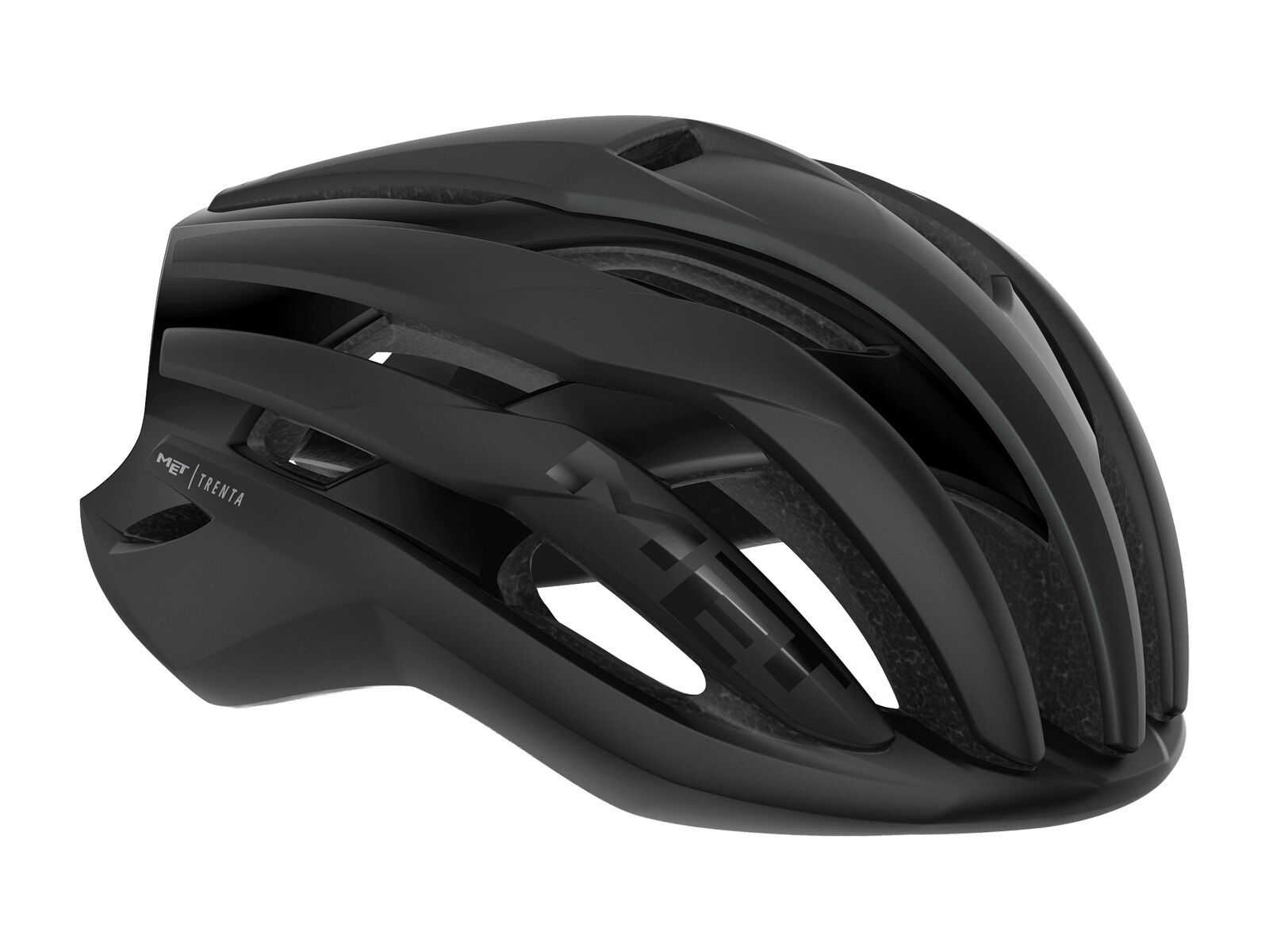 MET Trenta MIPS, black/matt glossy - Bild 1