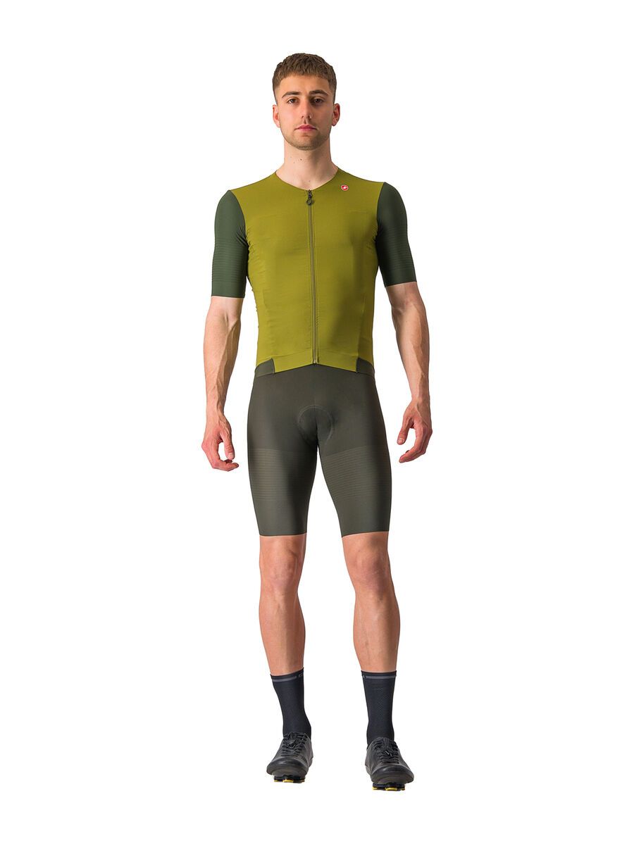 Castelli Premio Black Jersey, avocado green/deep green - Bild 9