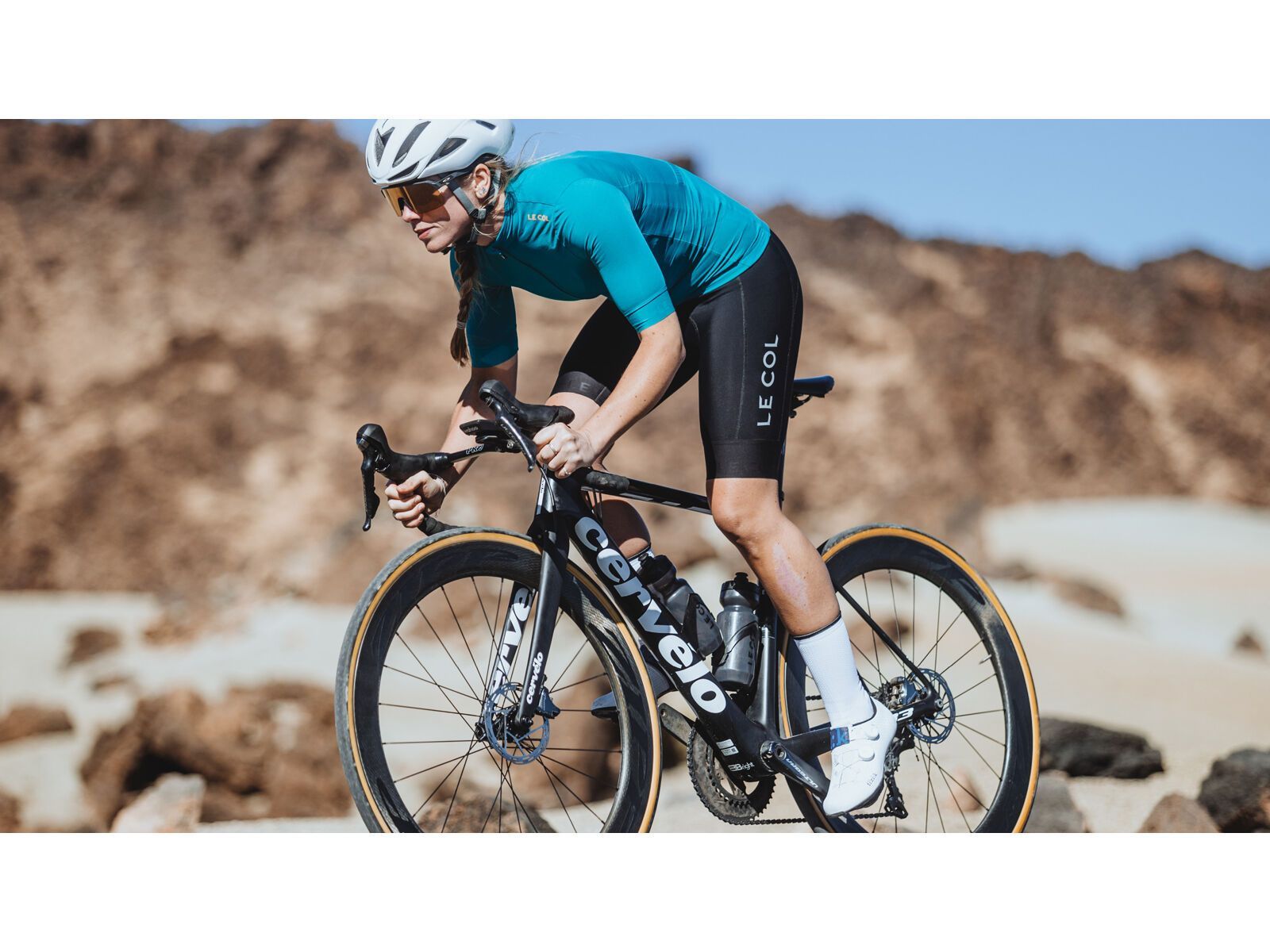 Le Col Womens Pro Bib Shorts II, black/white - Bild 16