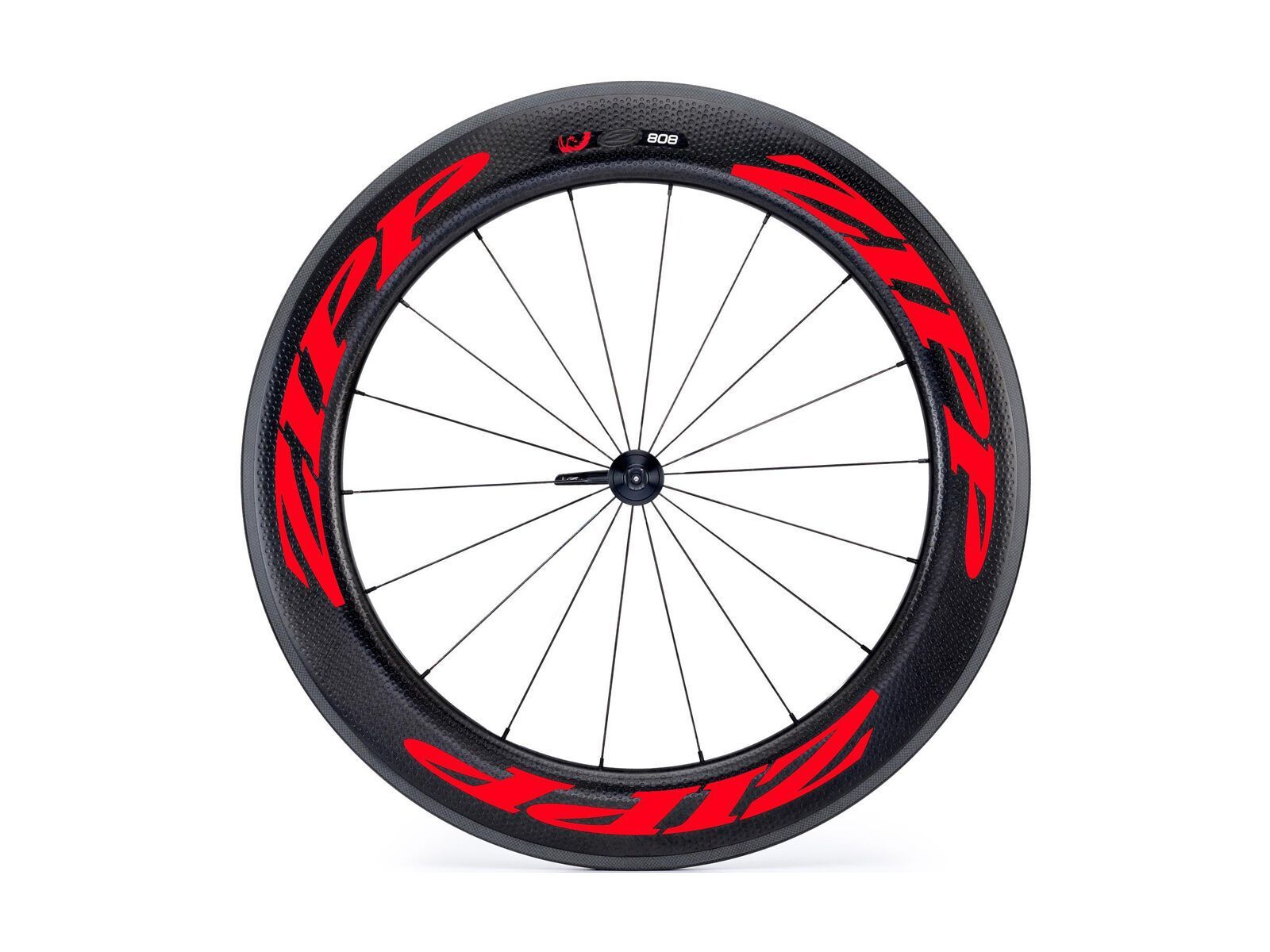 Zipp 808 Firecrest Tubular, schwarz/rot - Bild 1