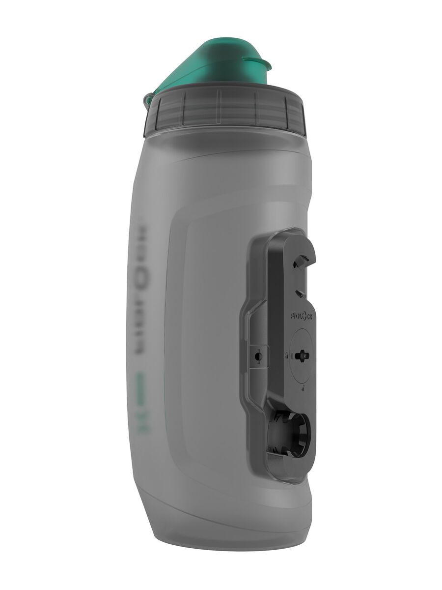 Fidlock Twist Bottle 590 Antibacterial + Bike Base, transparent black - Bild 3