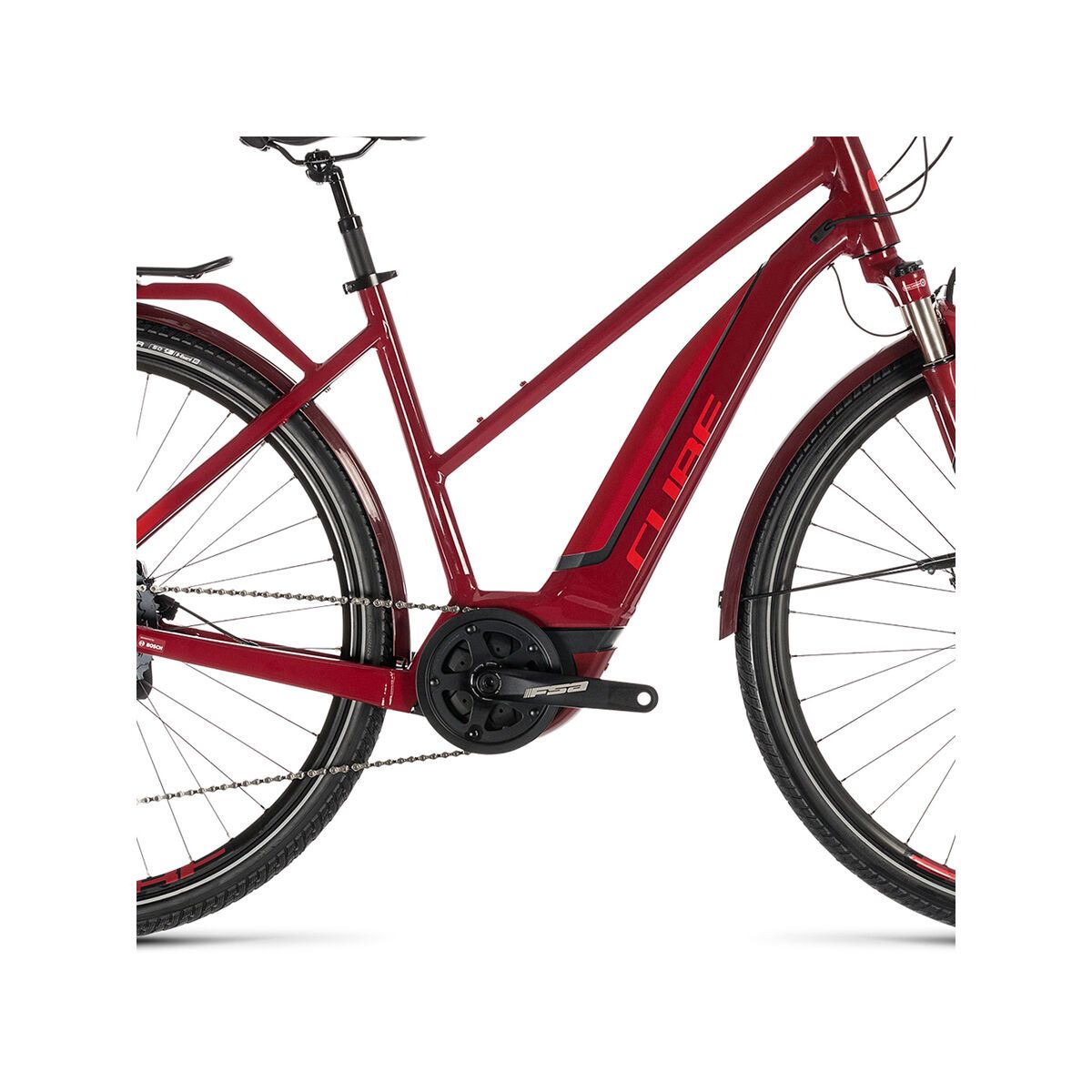 Cube Touring Hybrid EXC 500 Trapeze, darkred´n´red - Bild 3