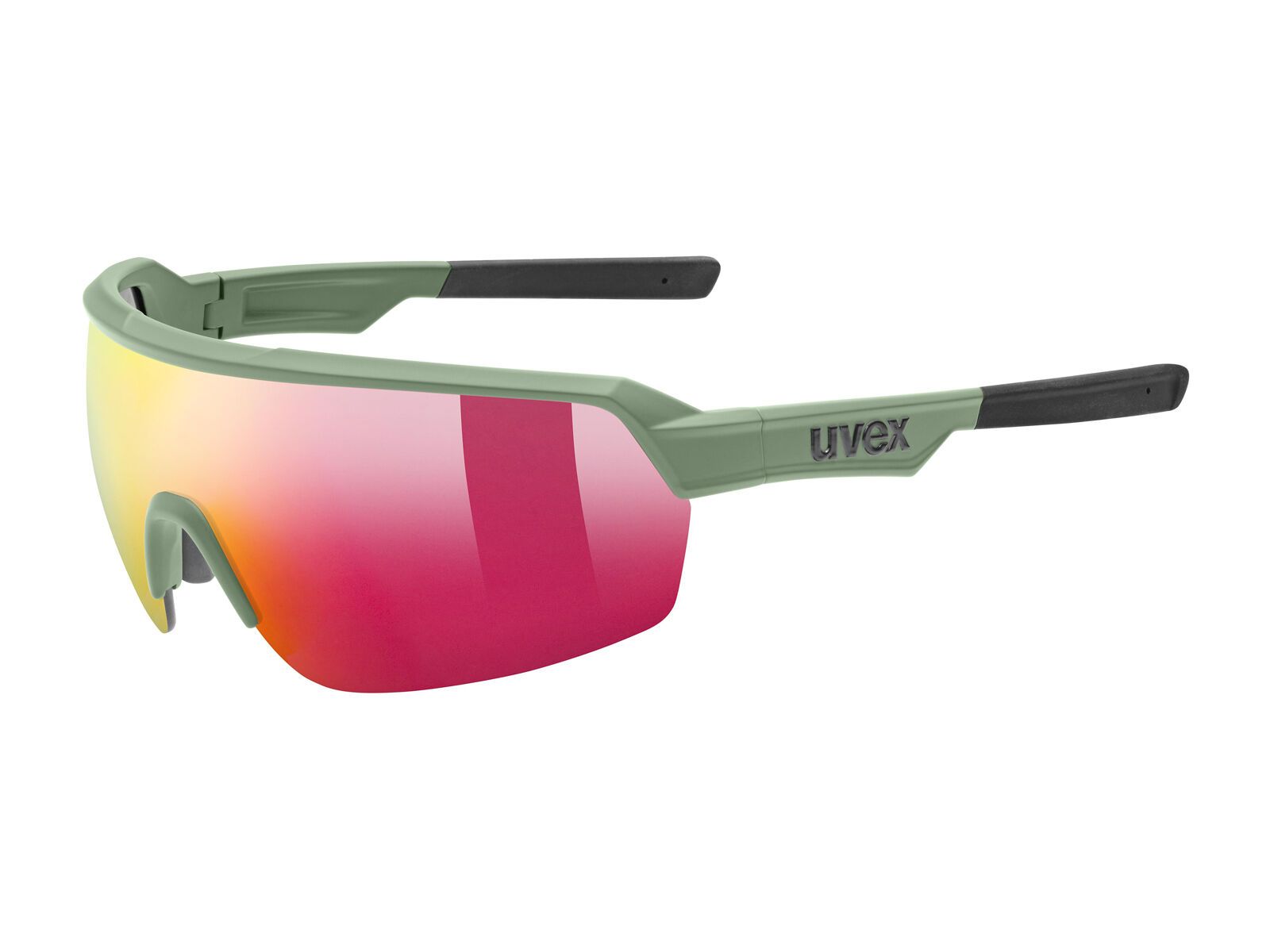 uvex sportstyle 227 Mirror Red, olive mat - Bild 1