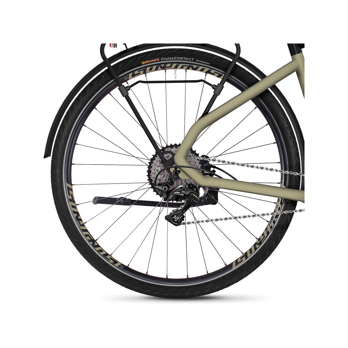 Ghost Hybride Square Trekking B5.8 AL, ext gold/jet black - Bild 5