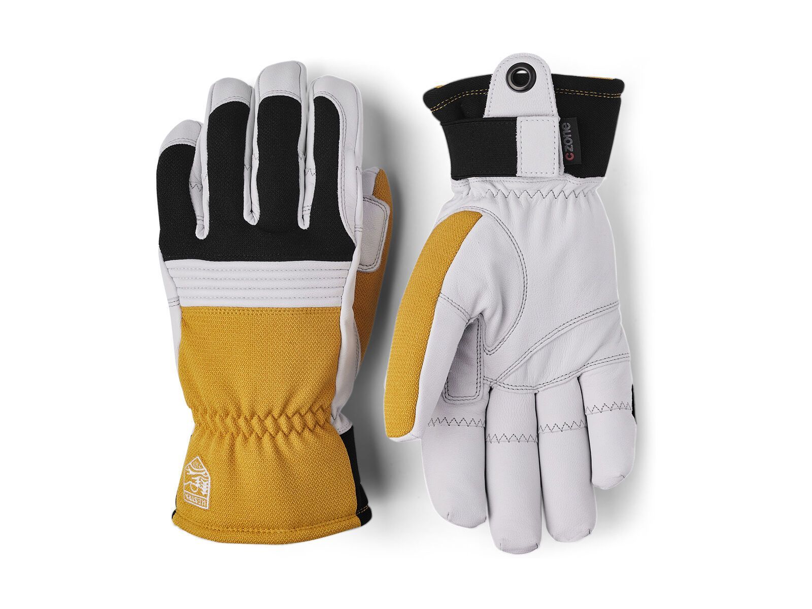 Hestra Couloir 5 Finger, mustard/offwhite - Bild 1