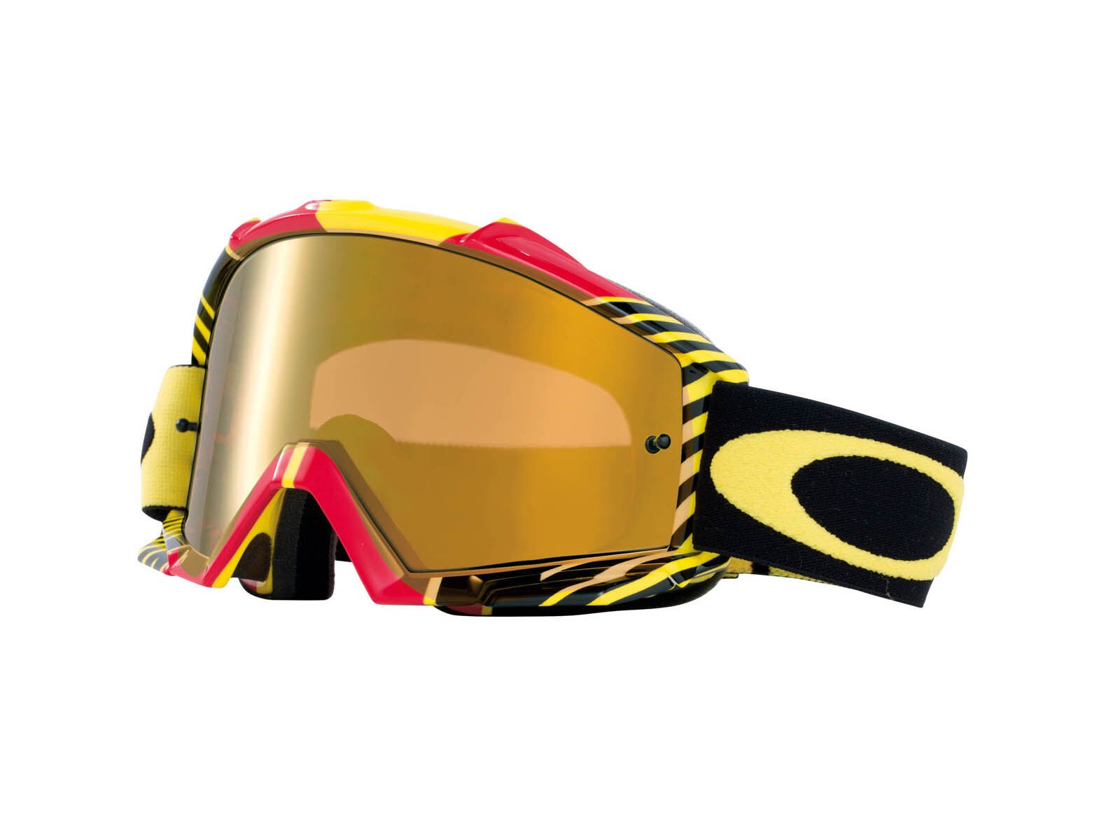 Oakley Proven MX, biohazard red/yellow/Lens: fire iridium - Bild 1