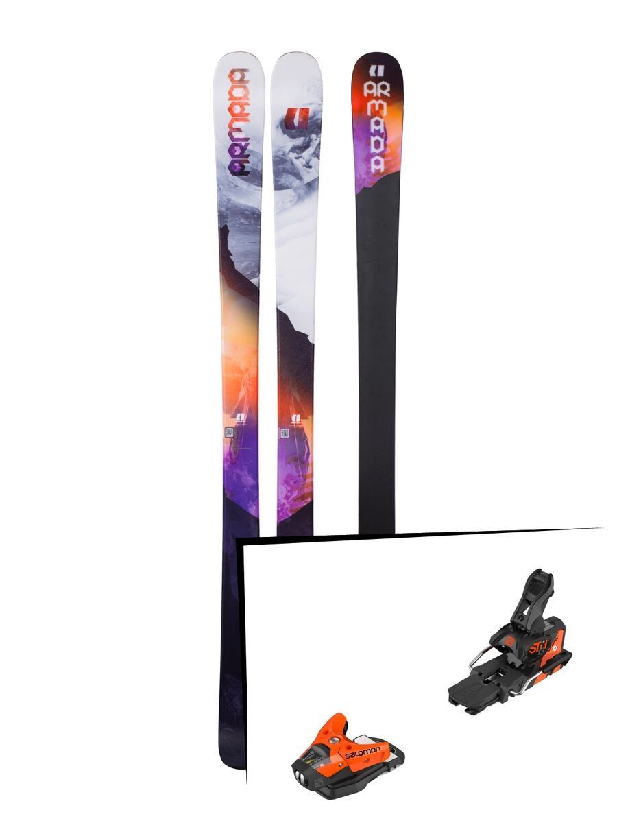 Set: Armada Victa 83 2018 + Salomon STH2 WTR 13 orange/black - Bild 1