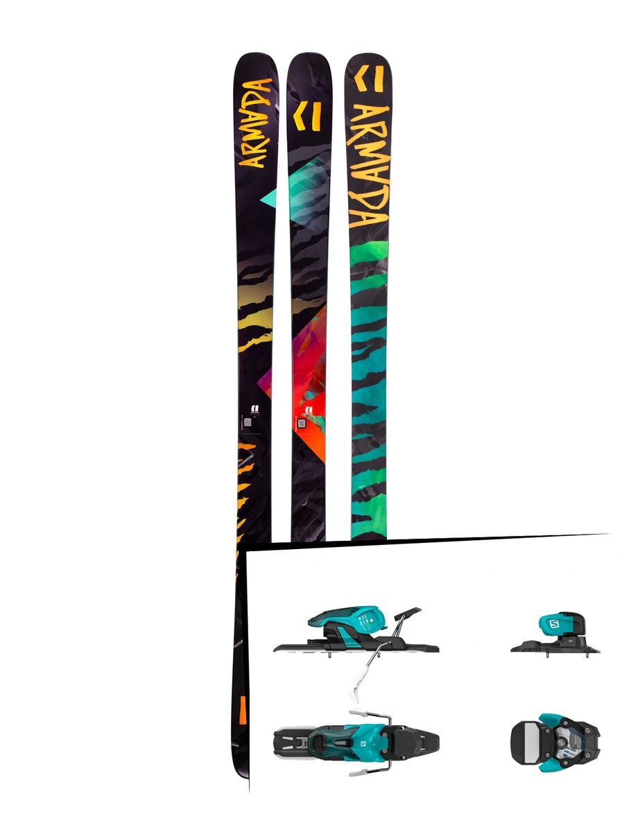 Set: Armada Arv 86 2019 + Salomon Warden 11 turquoise/black - Bild 1