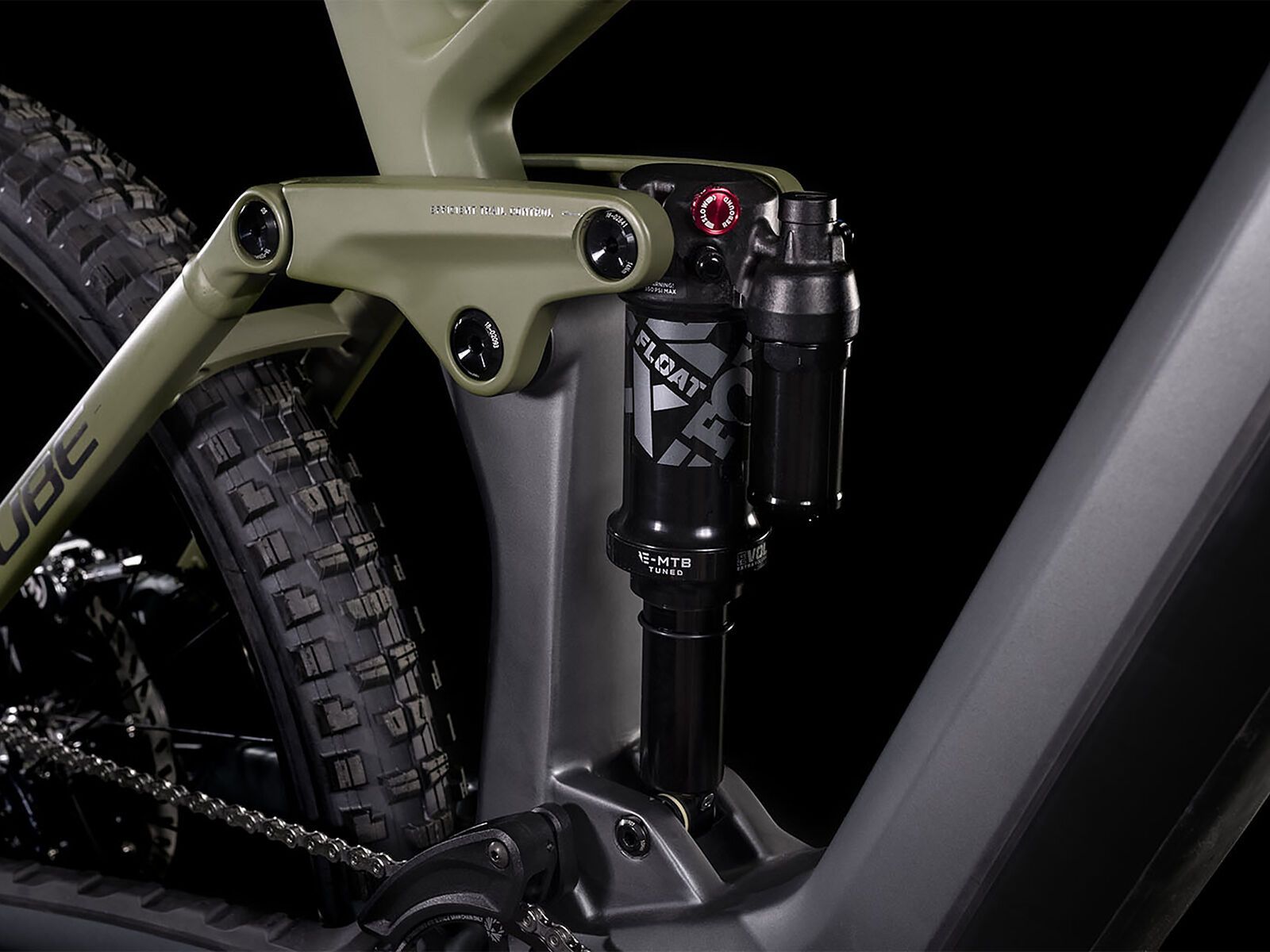 Cube Stereo Hybrid 160 HPC TM 750 27.5, flashgrey´n´olive - Bild 3