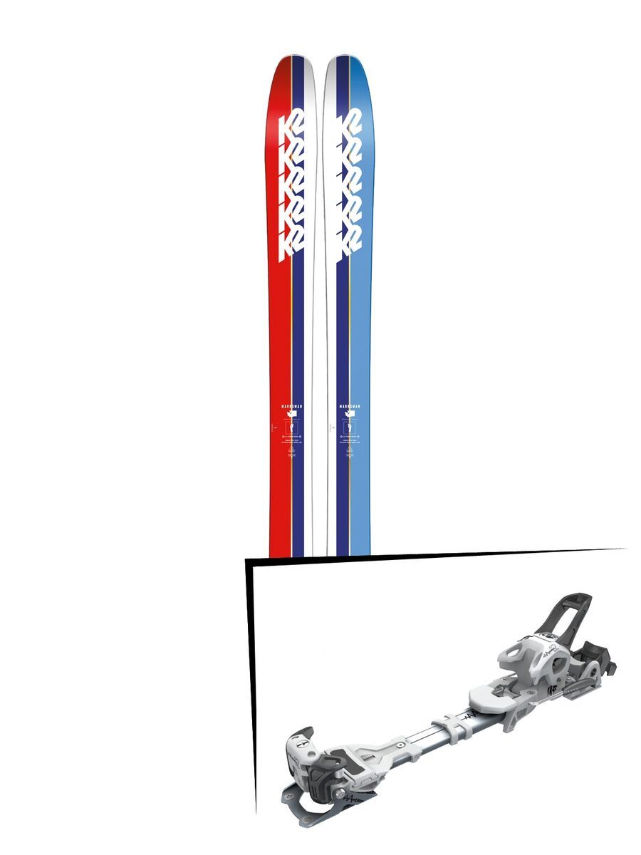 Set: K2 SKI Marksman 2019 + Tyrolia Ambition 12 AT solid white black - Bild 1