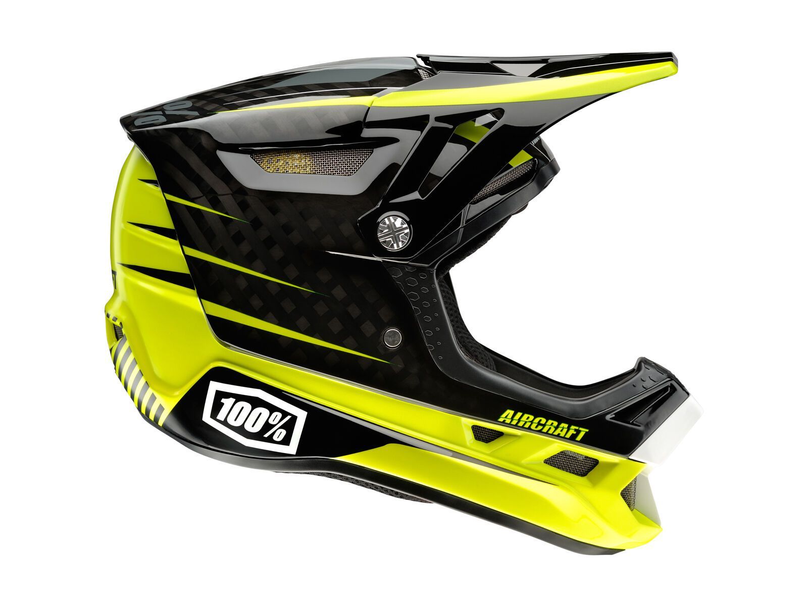 100% Aircraft DH Helmet, Basetech yellow - Bild 1