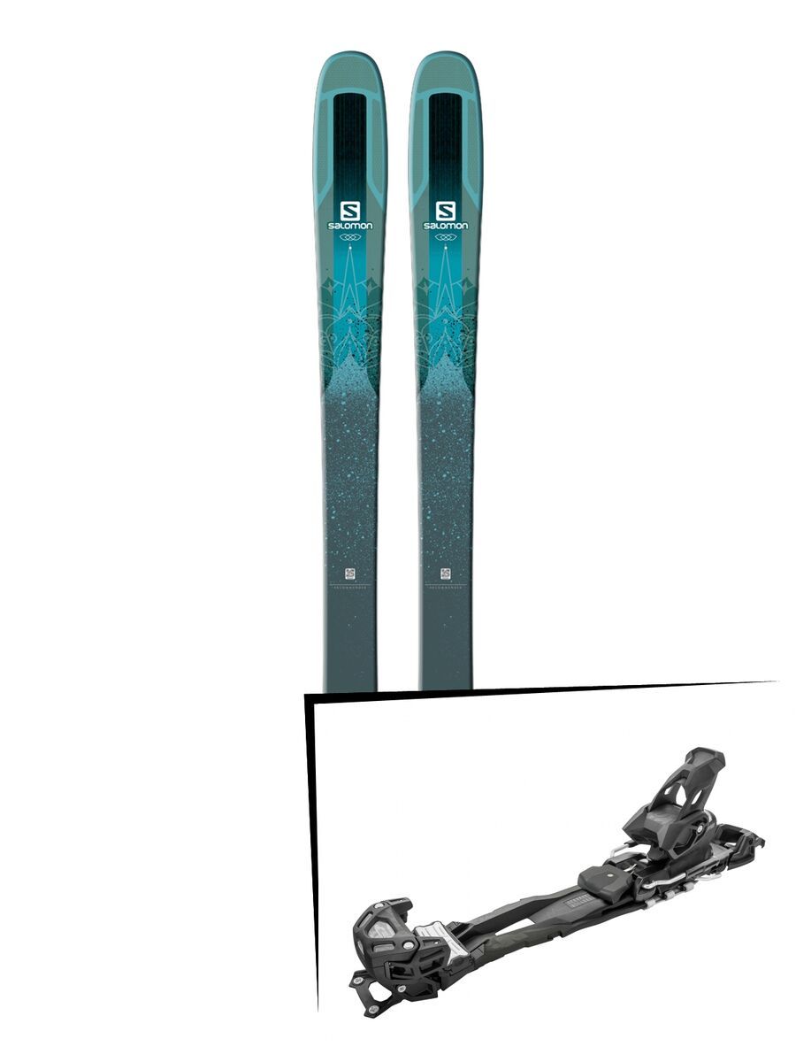 Set: Salomon QST Lumen 99 2018 + Tyrolia Adrenalin 13 AT solid black - Bild 1