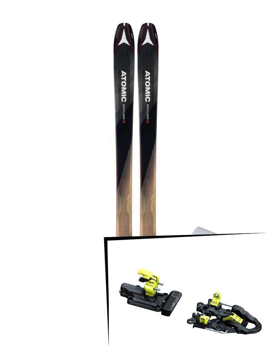 Set: Atomic Backland 85 + Hybrid Skin 85 2019 + ATK Freeraider 14 2.0 - Bild 1
