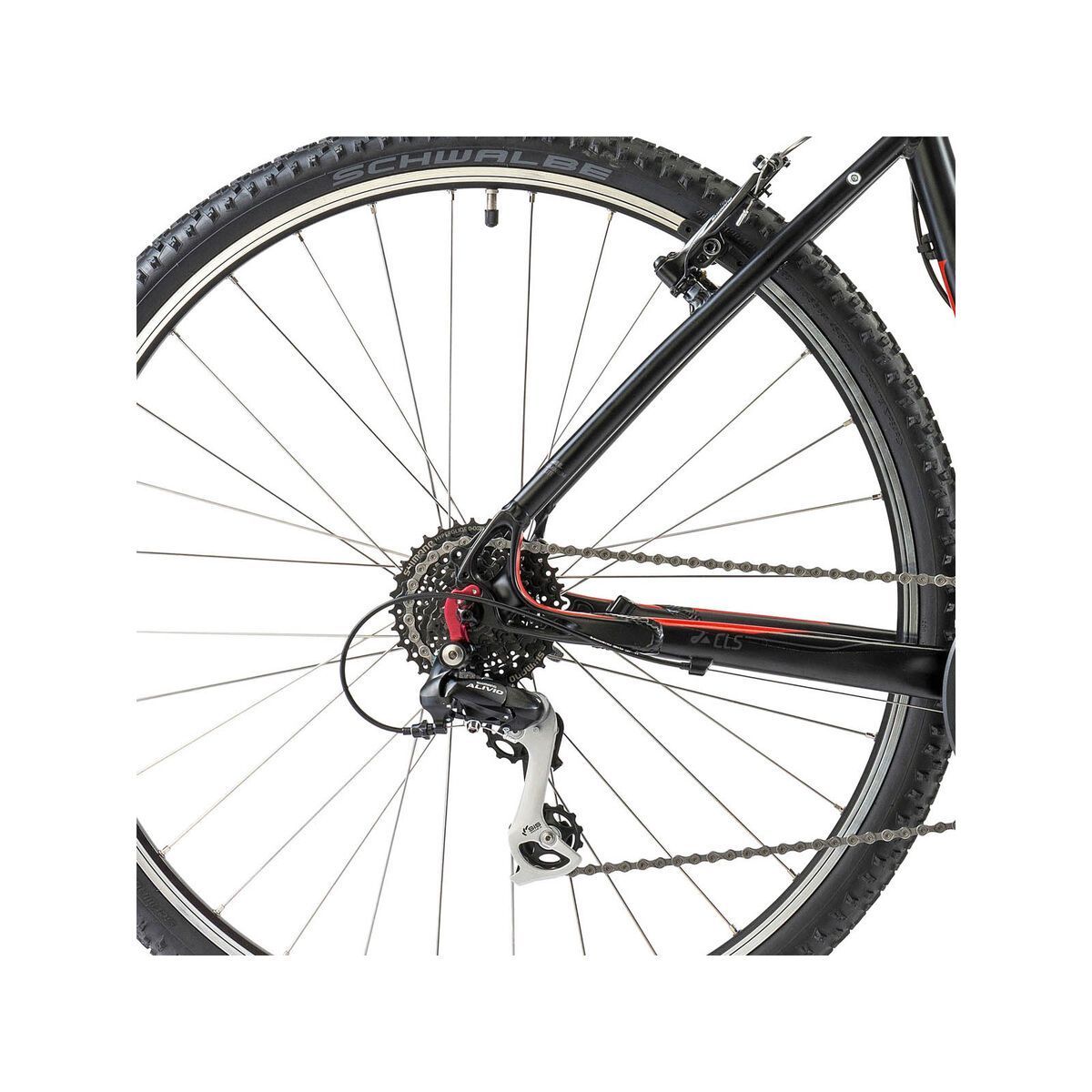 Cube LTD CLS Lady, black/anthrazit/red - Bild 4