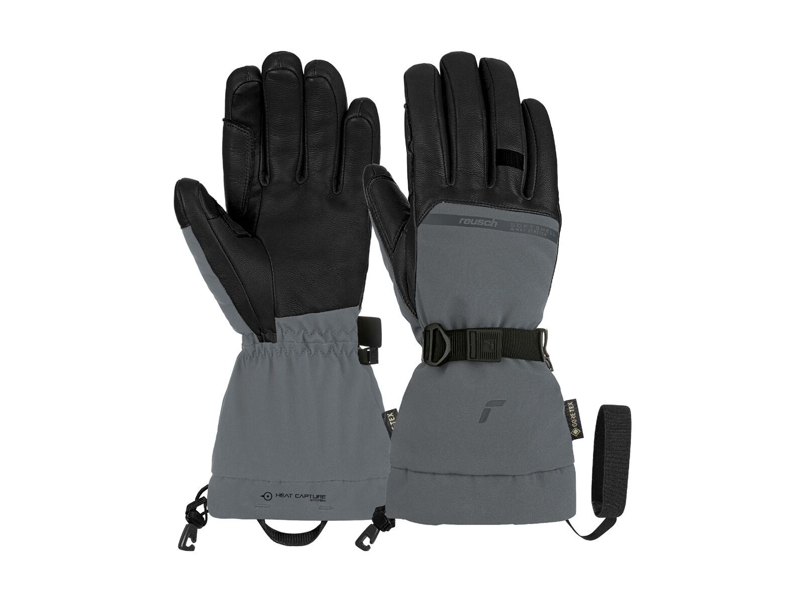 Reusch Discovery Gore-Tex Touch-Tec, asphalt/black - Bild 1