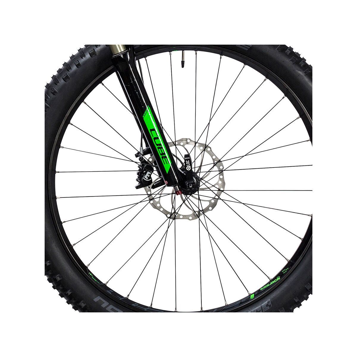 Cube Stereo Hybrid 120 HPA Race 500 27.5+, black´n´green - Bild 2