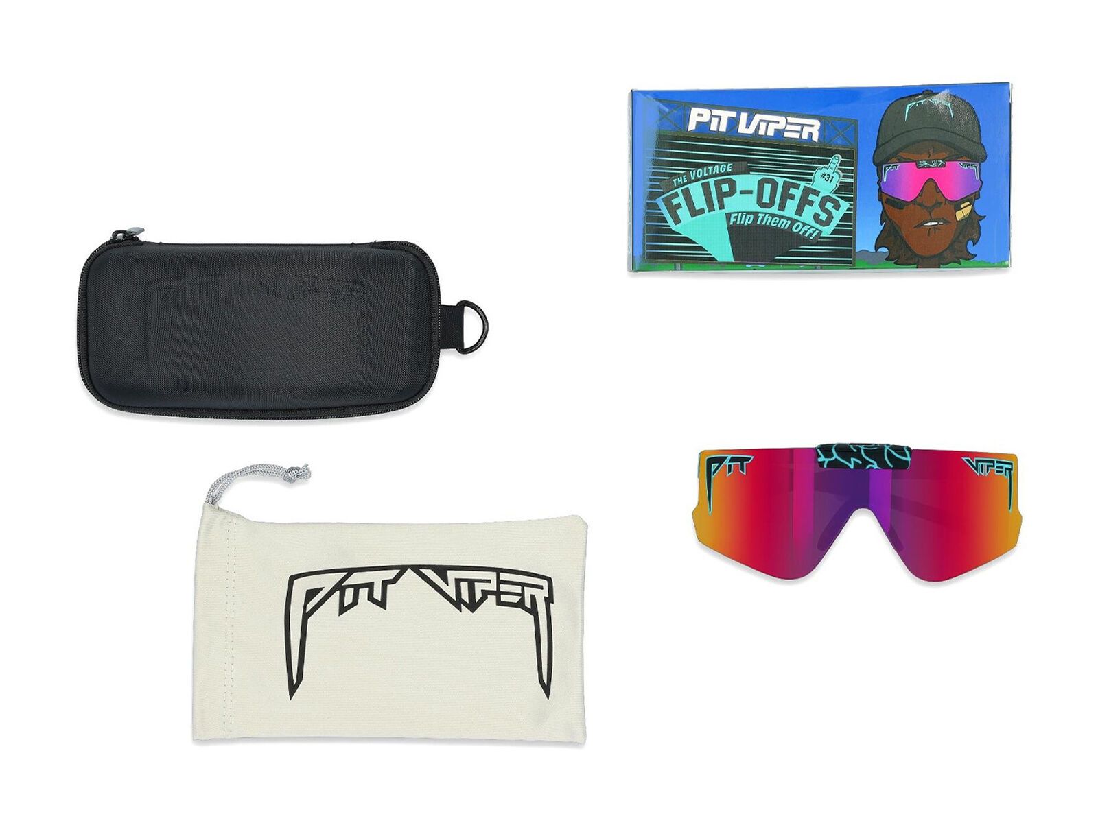 Pit Viper The Flip-Offs, The Voltage / Pink-Purple - Bild 5