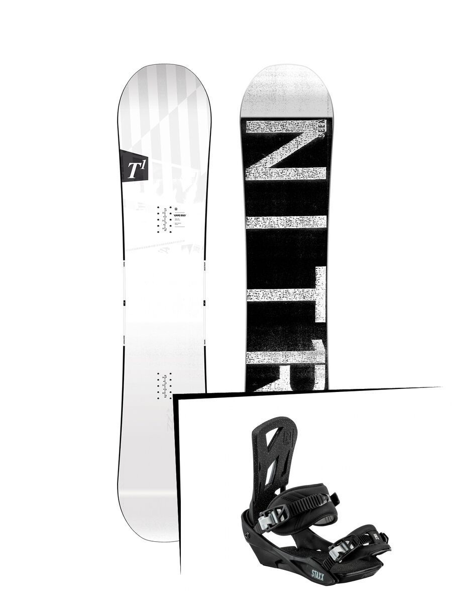 Set: Nitro T1 Wide 2019 + Nitro Staxx pepper - Bild 1