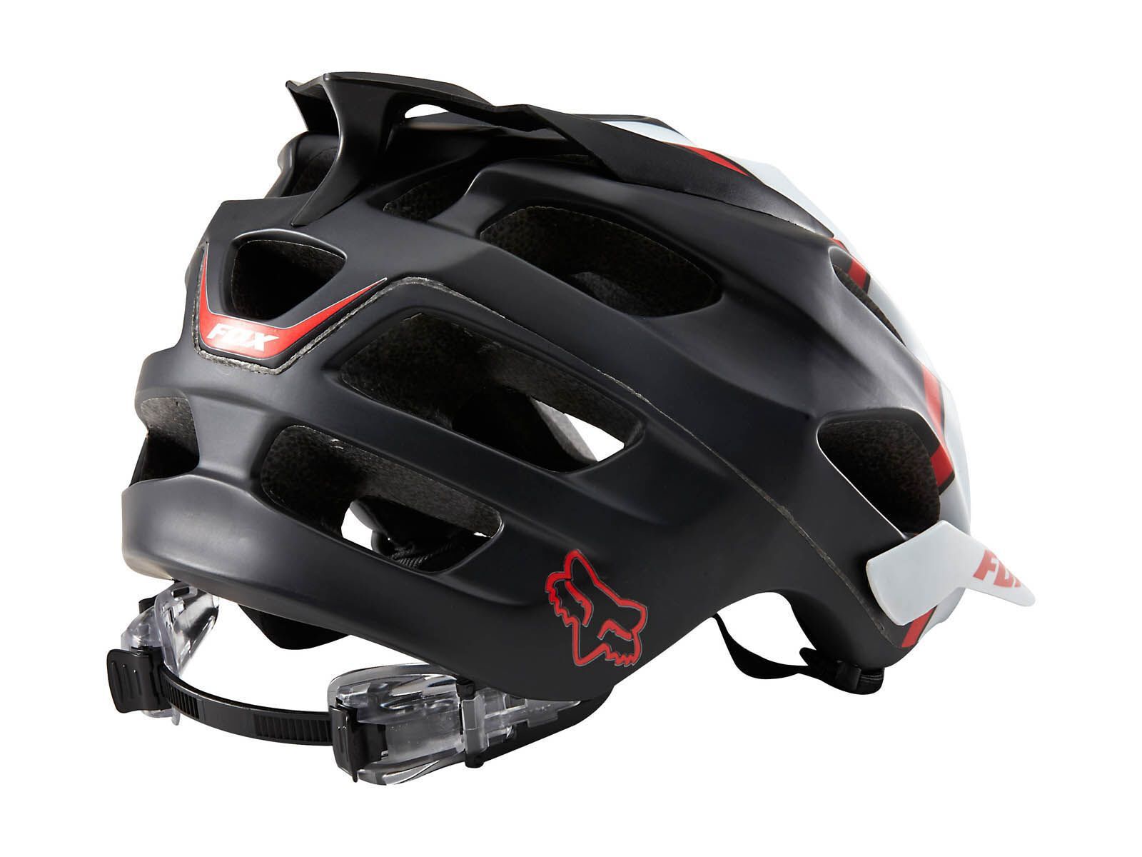 Fox Flux Helmet, black/red - Bild 2