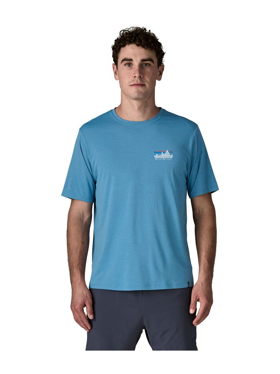 Patagonia Men's Cap Cool Daily Shirt - '73 Skyline, shore blue/light shore blue x-dye - Bild 3