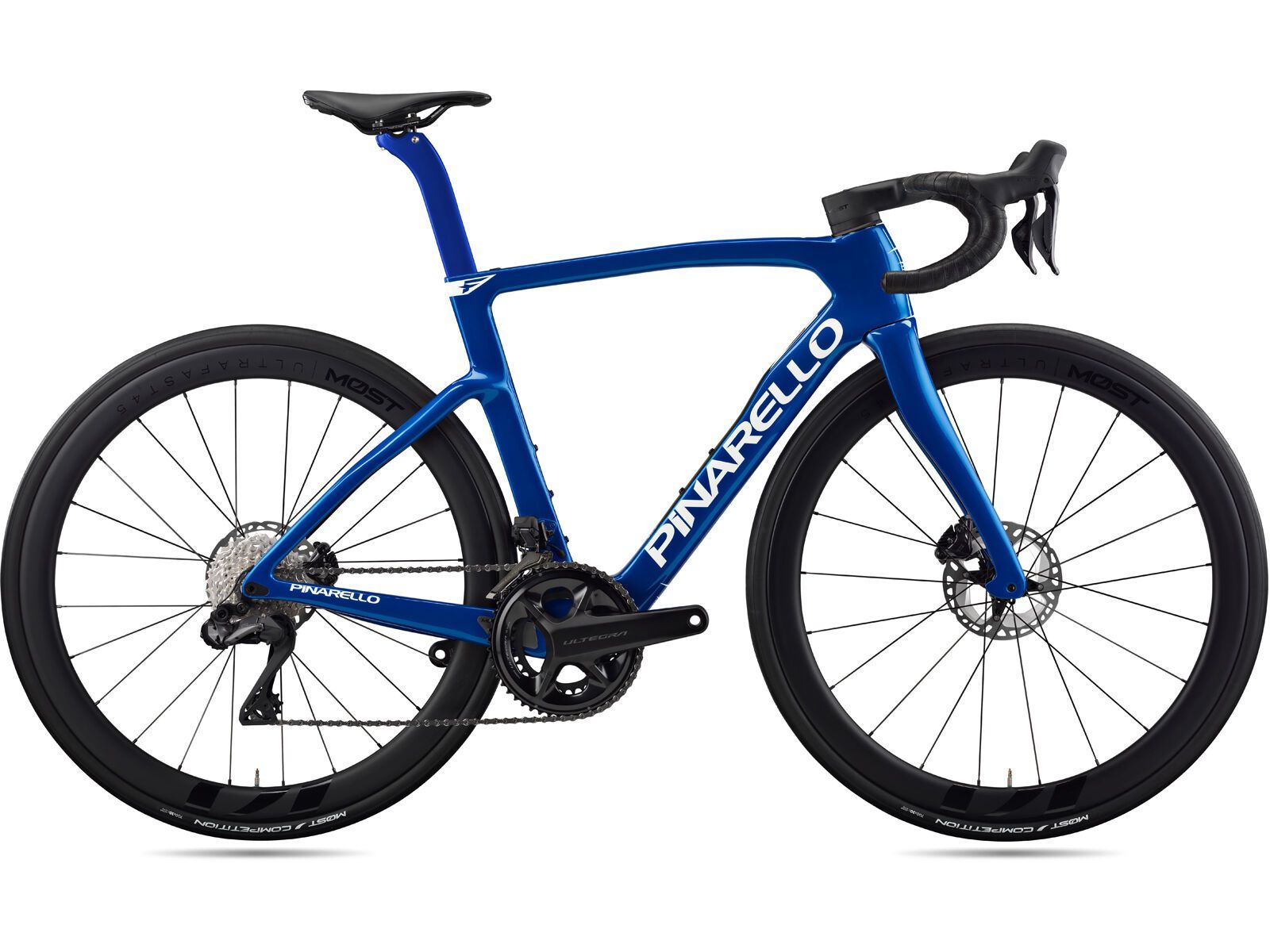 Pinarello F7 Ultegra Di2 2x12 / MOST Ultrafast 45, victoria blue shiny - Bild 1