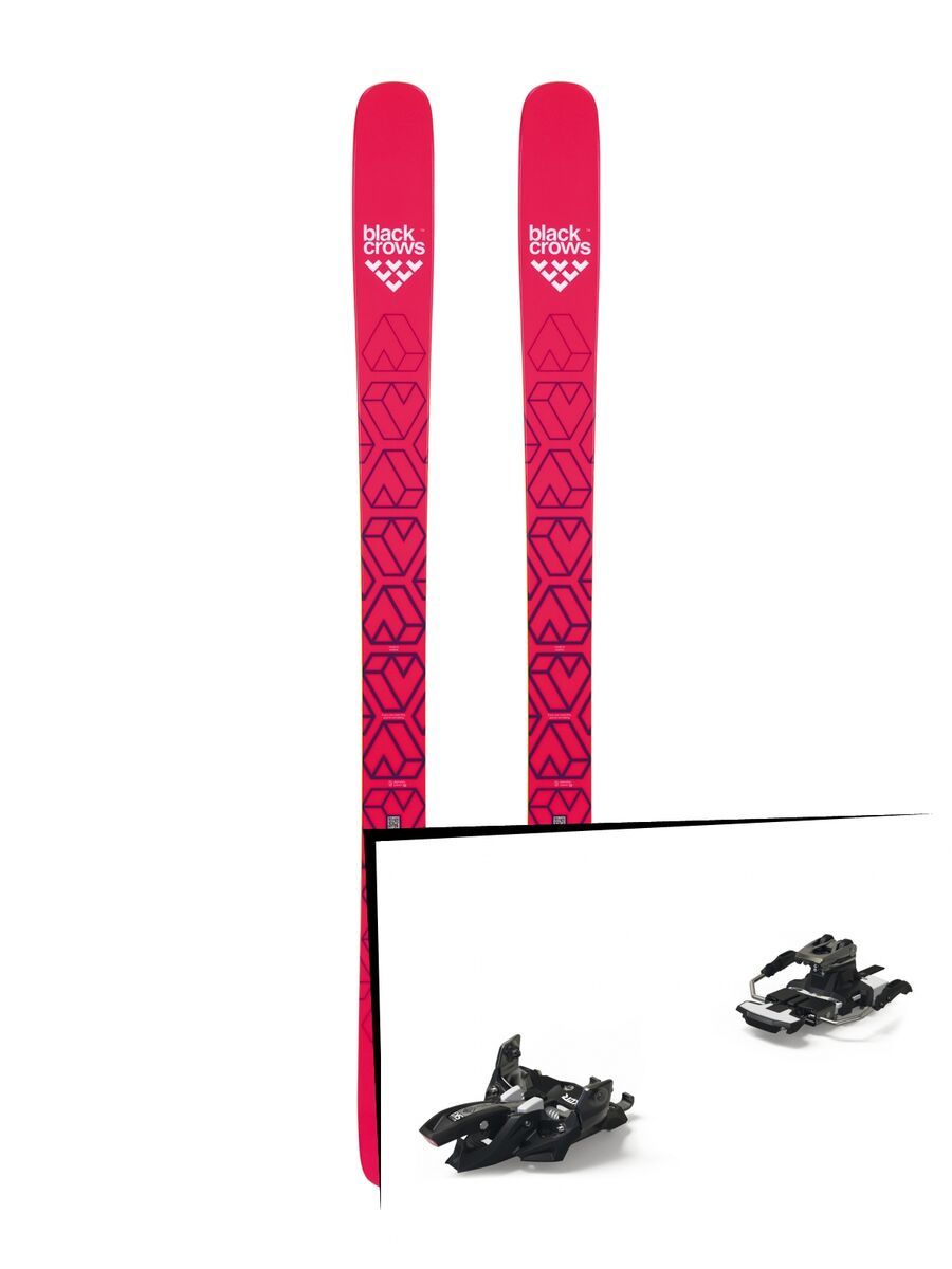 Set: Black Crows Camox Birdie 2019 + Marker Alpinist 9 Long Travel black/titanium - Bild 1