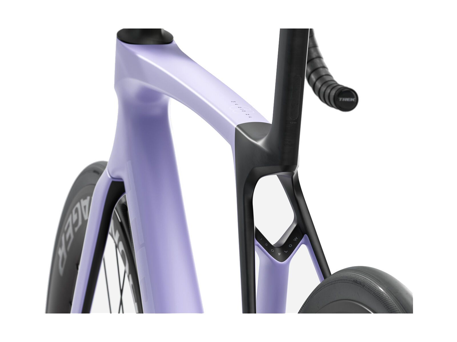Trek Madone SL 6 Gen 8, matte lavender haze/deep smoke - Bild 4